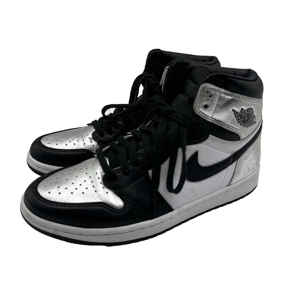Air Jordan 1 Retro High OG Silver Toe Women’s 10 Men’s 8.5 CD0461-001